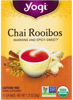 YOGI Tea, Chai Rooibos, 16 Count 