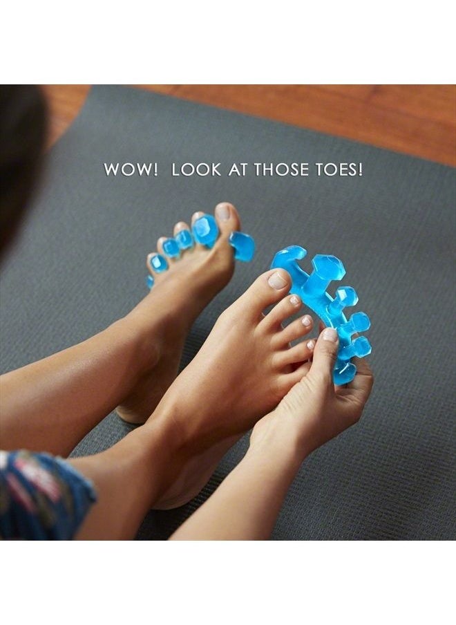 Yoga Toes - YogaToes GEMS: Gel Toe Stretcher & Toe Separator - America's Choice for Fighting Bunions, Hammer Toes, & More! - Image 1