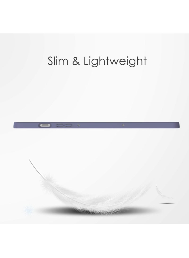 Hybrid Slim Case for Samsung Galaxy Tab S9 FE 5G 10.9 Inch/Galaxy Tab S9 11 Inch 2023 with S Pen Holder Shockproof Cover with Clear Transparent Back Shell Auto Wake/Sleep - Image 3