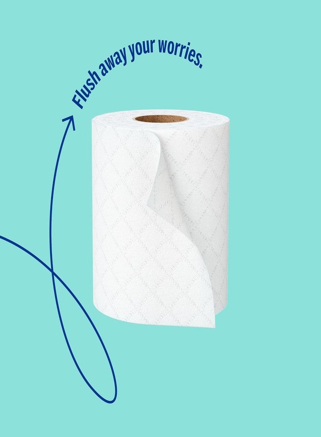 Perk 1-Ply Toilet Paper, Septic Safe Tissue Rolls, 1,000-Sheets Per Roll, 20-Pack, White - Image 5