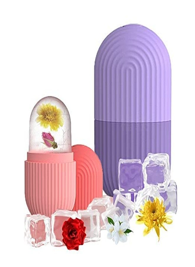 DAIDSUKE 2 Pieces Ice Roller For Face skin glowing facial Massage Leakproof Skin Care Silicone Ice Stick Mould Tool Unbreakable Reusable For Girls Boys (Multi color) - Image 5