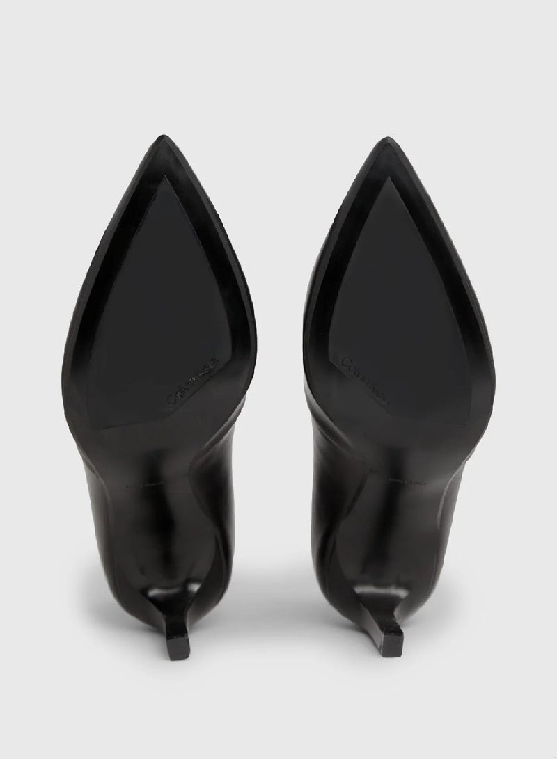 CALVIN KLEIN Leather Stiletto Pumps - Image 5