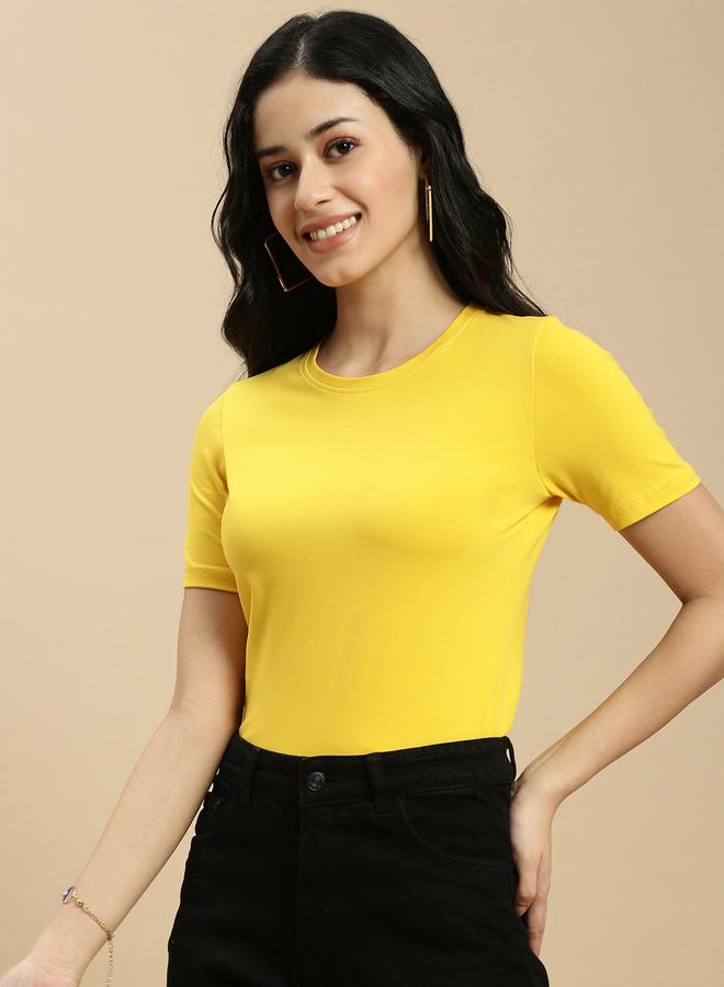 إيكولور بلوزة سادة بأكمام قصيرة - Image 3