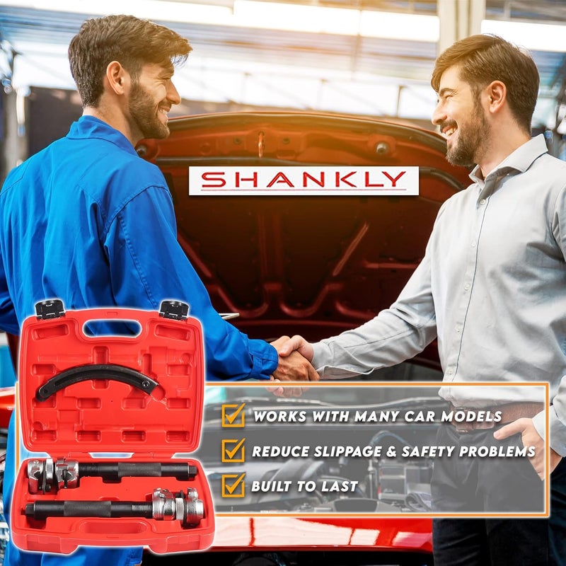 Shankly Spring Compressor Tool - 2200 Lbs - Extra Strength, Heavy Duty Build, Ultra-Rugged Coil Spring Compressor Tool or Strut Spring Compressor Strong and Durable ATV Spring Compressor Tool - Image 5
