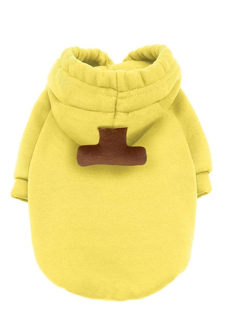 Y&D Pet Clothes Dog Cosplay Dress Cute Carrot Shape Warm Jacket Cold Weather Sweatshirt Outfit Outerwear - Image 4