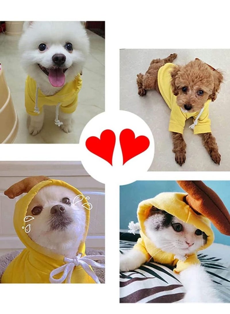 Y&D Pet Clothes Dog Cosplay Dress Cute Carrot Shape Warm Jacket Cold Weather Sweatshirt Outfit Outerwear - Image 5