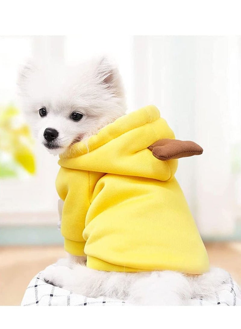 Y&D Pet Clothes Dog Cosplay Dress Cute Carrot Shape Warm Jacket Cold Weather Sweatshirt Outfit Outerwear - Image 3