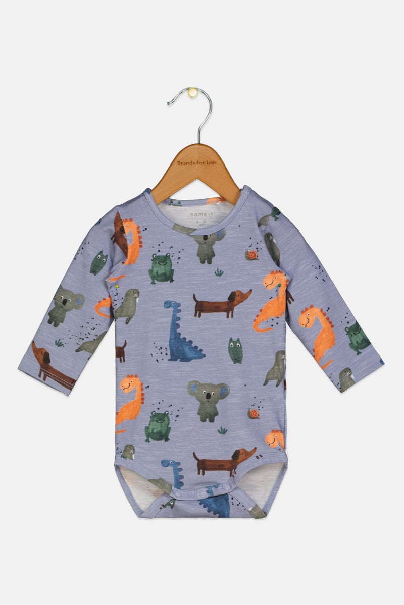 NAME IT Toddlers Boy Graphic Print Bodysuit, Multicolor - Image 1