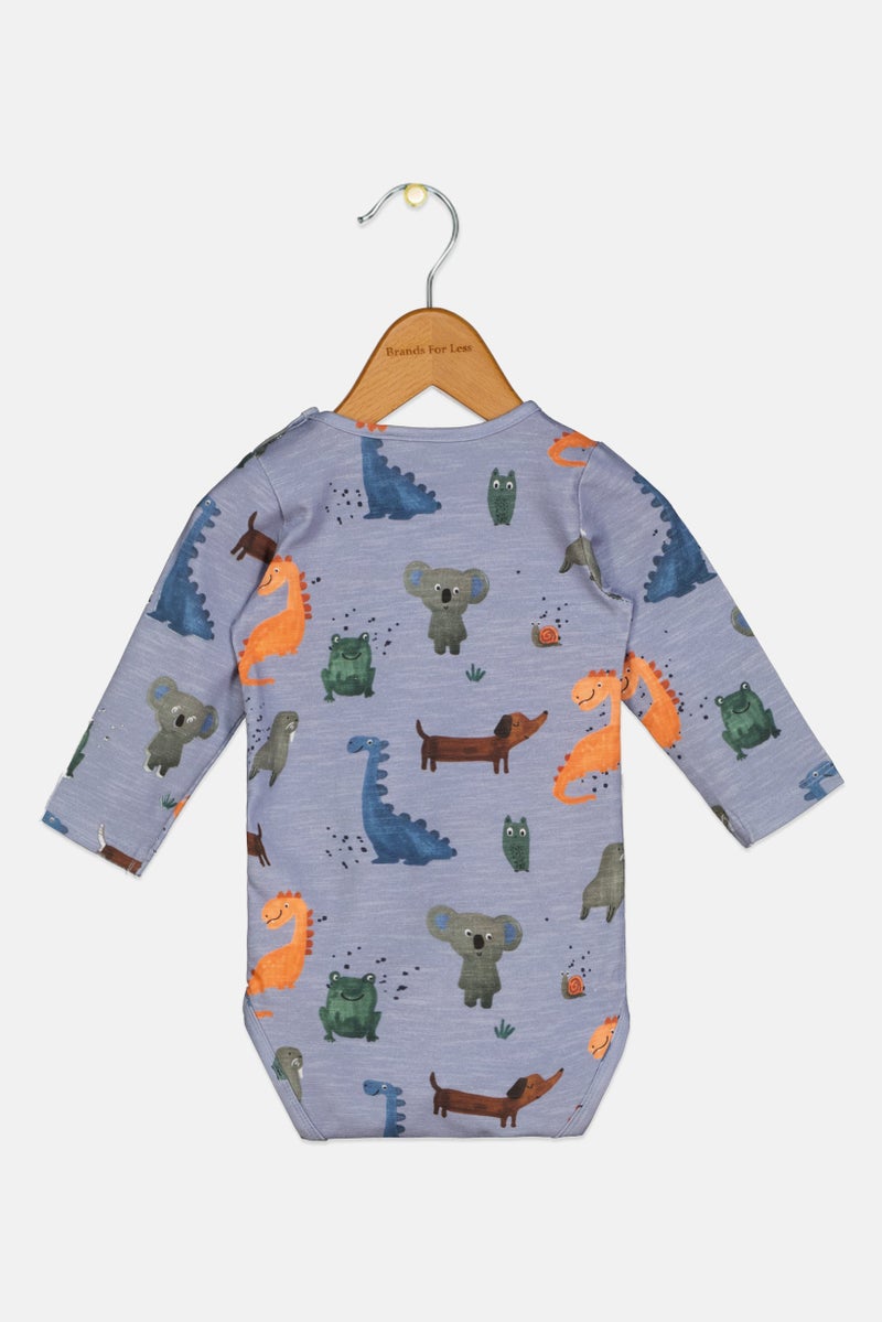 NAME IT Toddlers Boy Graphic Print Bodysuit, Multicolor - Image 2