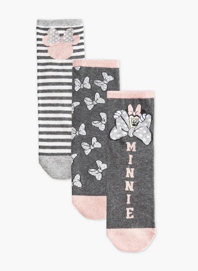 اس بي كاركترز Pack of 3 Crew Length Socks