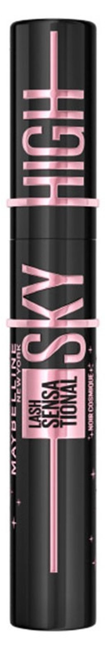 MAYBELLINE YORK LASH SENSATIONAL SKY HIGH MASCARA, COSMIC BLACK, LENGTHENING, VOLUMIZING, +2MM LENGTH ON ASIAN LASHES