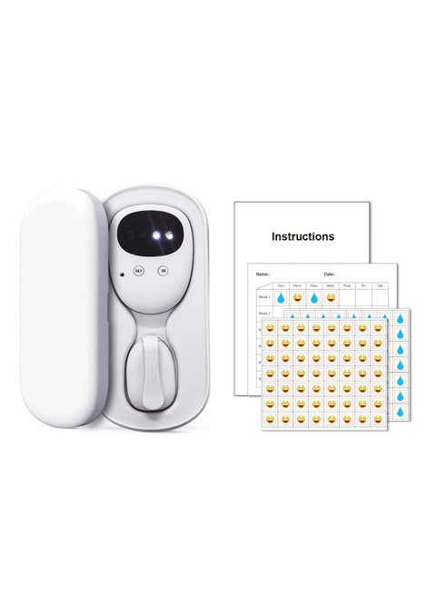 Bedwetting Alarm System, USB Rechargeable Potty Alarm with Sound and Strong Vibration, Bed-wetting Enuresis Sensor with 3 Reminder Modes for Kids, Adults, Elderly