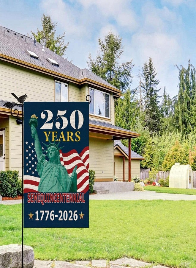 MAGJIUKE 250 Years America Garden Flag,250th Anniversary USA Patriotic Double-Sided Banner,Statue of Liberty Design, 12 x 18 Inch, 1776-2026 Semiquincentennial - Image 5