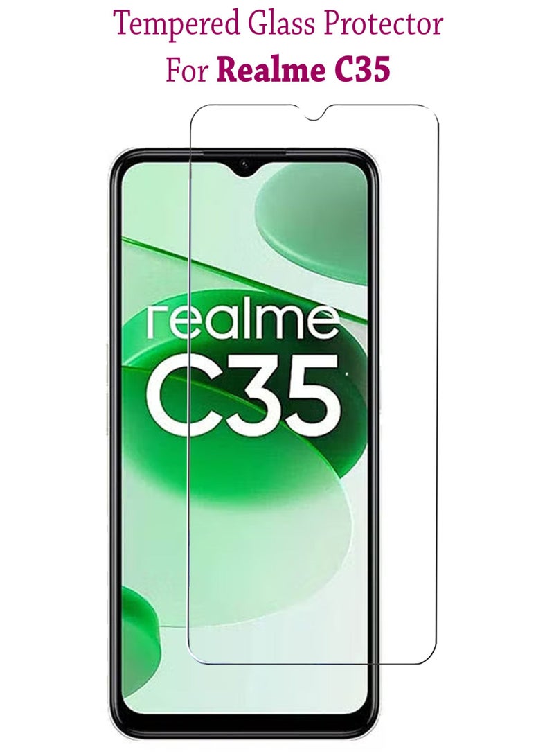 Tempered Glass Screen Protector For Realme C35 - Image 1