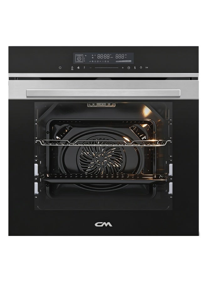 CM ROMA INOX 60cm Built-In Electric Oven – 74L Smart Oven with Air Fryer, Touch Control & LED Display - Image 1