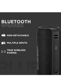 Volkano Volkano Rave Portable BT Speaker with IPX5 & LED Light - Black  - Image 2