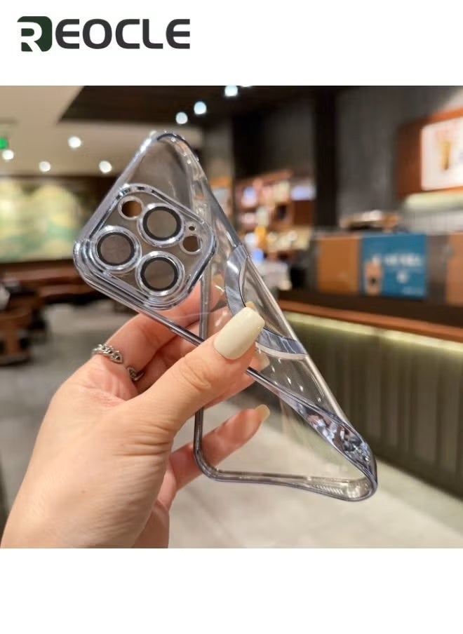 REOCLE Magnetic Clear Case for iPhone 14 Pro Max with Built-in Camera Lens Protector Ultra-thin Magnet Case for iPhone  14 Pro Max - Image 3