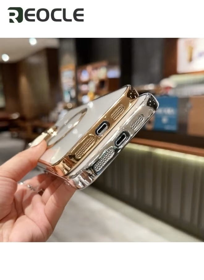 REOCLE Magnetic Clear Case for iPhone 14 Pro Max with Built-in Camera Lens Protector Ultra-thin Magnet Case for iPhone  14 Pro Max - Image 5