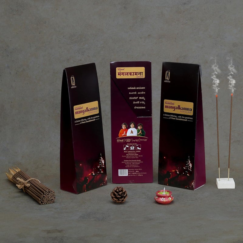Mangalkamna Incense Sticks Combo Pack, Pack of 3, Parnami Agarbatti - Image 3
