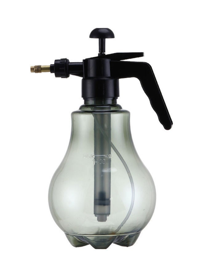 NIBEMINENT 1.5L Pressure Watering Can Spray Bottle For Outdoor and Indoor Plant Grey 30 x 12 12cm - Image 1