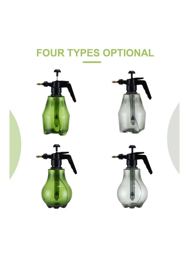 NIBEMINENT 1.5L Pressure Watering Can Spray Bottle For Outdoor and Indoor Plant Grey 30 x 12 12cm - Image 5