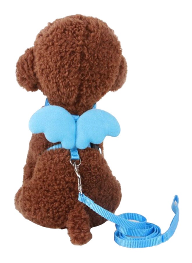 NIBEMINENT Wing Design Dog Leash Harness Blue/Silver/Black 110centimeter - Image 2