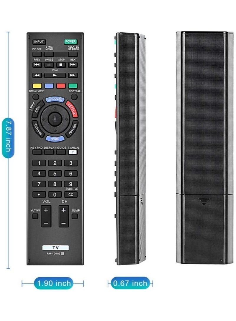 IAF Remote Control Replacement for Bravia Sony TV Remote HDTV LCD LED 3D Smart Television - Image 2