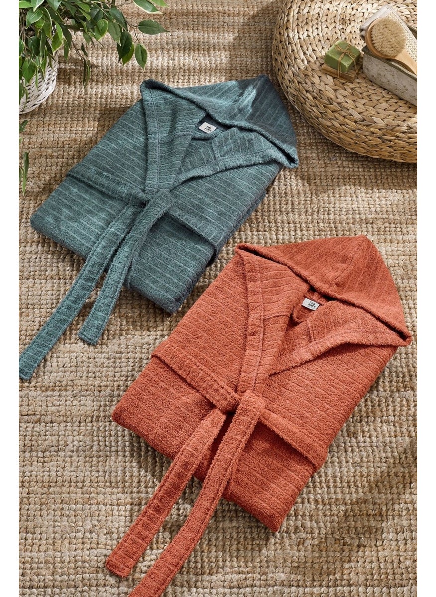 Casnack Quina 2-Piece Hooded Oversize Bathrobe Set  - Image 5