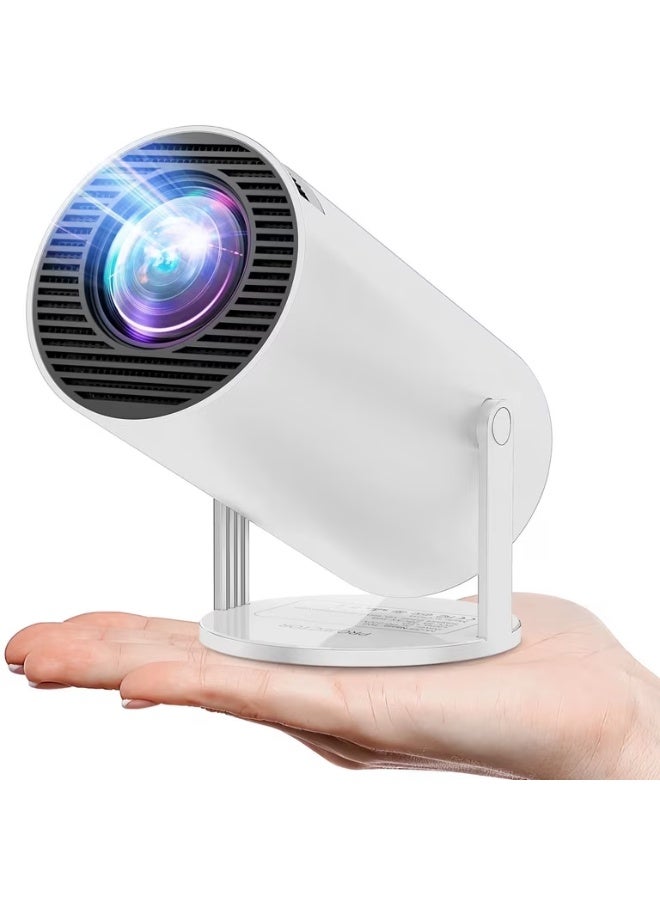 Full HD Portable Mini Projector WiFi Android 11 Smart Pocket Projector Compatible with HDMI USB TV Stick PS5 PS4 iOS for Home Outdoor Theater Entertainment - Image 1