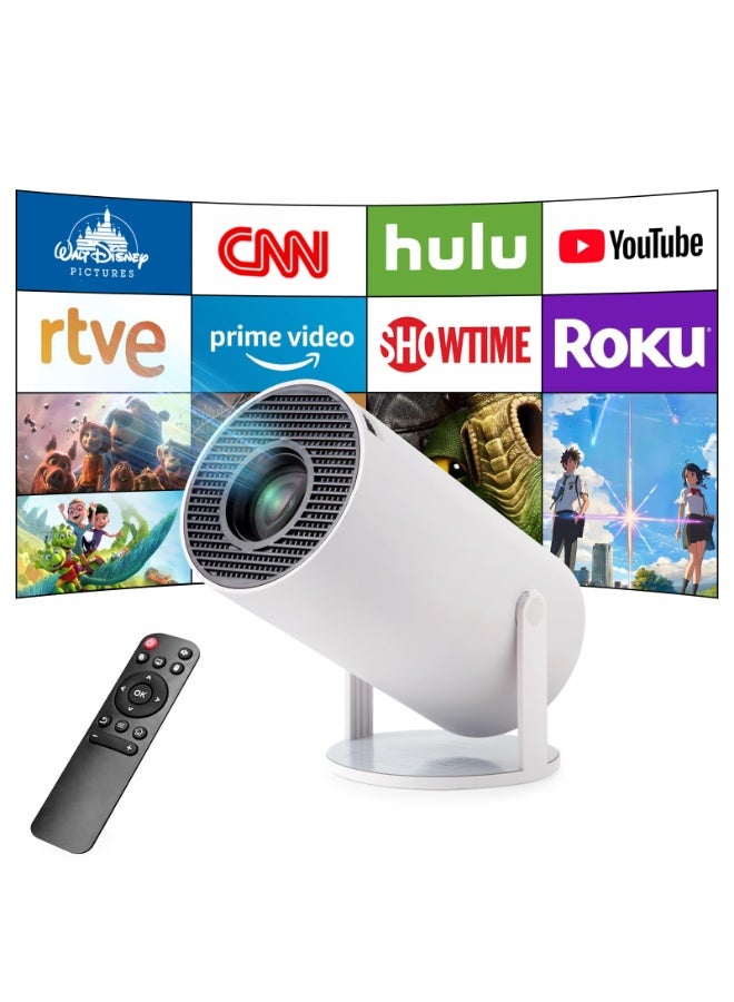 Full HD Portable Mini Projector WiFi Android 11 Smart Pocket Projector Compatible with HDMI USB TV Stick PS5 PS4 iOS for Home Outdoor Theater Entertainment - Image 3
