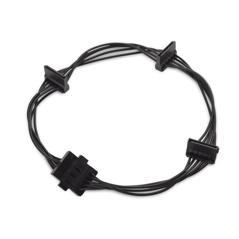 Cable Matters 2-Pack 15 Pin SATA to 4 SATA Power Splitter Cable - 18 Inches - Image 5