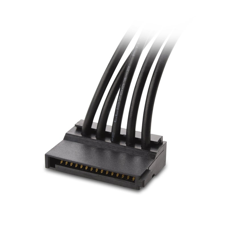 Cable Matters 2-Pack 15 Pin SATA to 4 SATA Power Splitter Cable - 18 Inches - Image 4