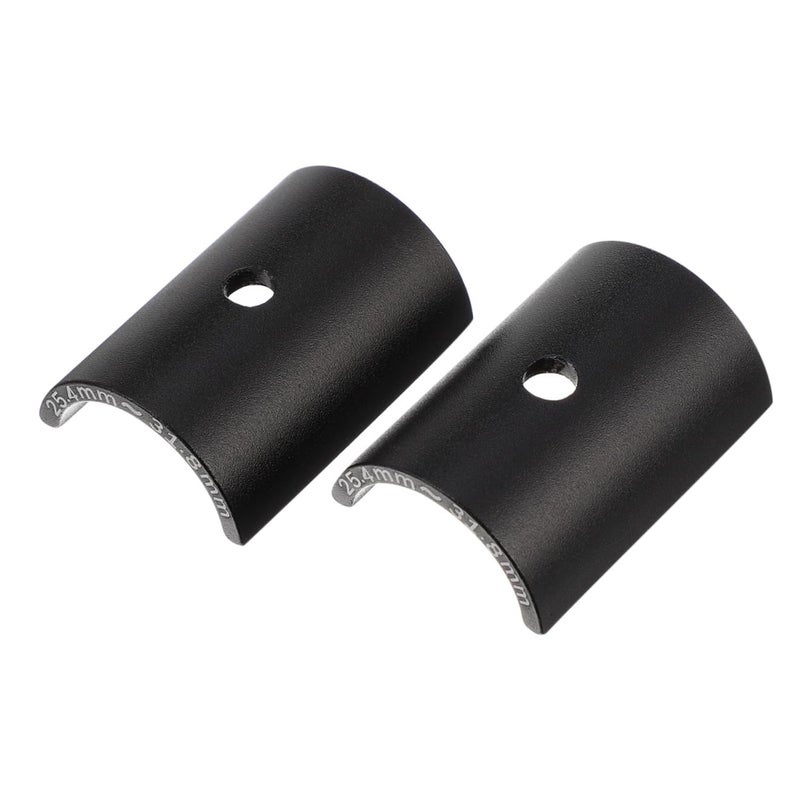 Handlebar Spacer Conversion Shims 1 Pair Easy Install Lightweight Black - Image 2