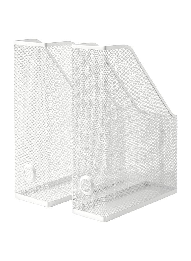 Zaboon Magazine File, White - Image 1