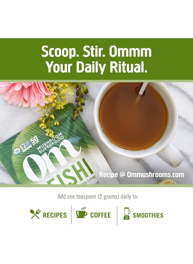 OM - Mushroom Superfood Om Reishi Organic Mushroom Powder 100G - Image 1