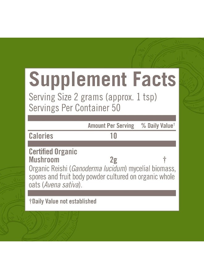 OM - Mushroom Superfood Om Reishi Organic Mushroom Powder 100G - Image 1