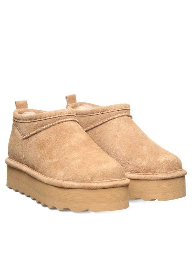 Bearpaw Women's Retro Super Shorty Iced Coffee Size 7 | Women's Ankle Boot | Comfortable Winter Boot - Image 3