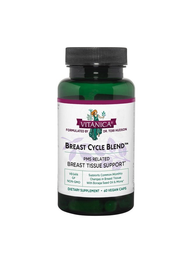 Vitanica Vitanica - Breast Cycle Blend - Breast Cycle Support - 60 Vegetarian Capsules  - Image 1