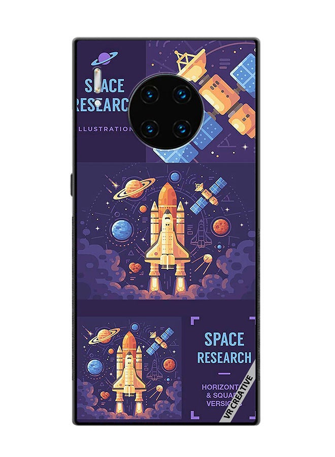 VR CREATIVE Protective Case Cover For Huawei Mate 30 Pro Space Research Design Multicolour - Image 1