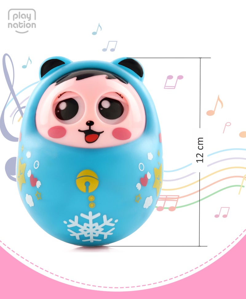 PlayNation Blinking Nodding Roly Poly - Teal - Image 3