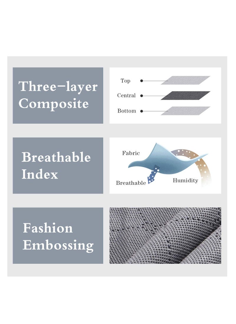 TYCOM - TYCOM Basics Fabric Under Bed Storage Bag Organzier- 2 Pcs Storage Containers with Reinforced Handles, Large Capacity Breathable Non-woven Storage Bins for Blanket, Pillows, Comforters and Quilts - Image 1