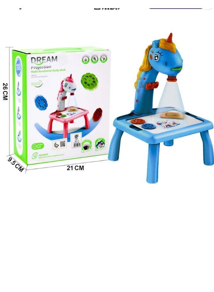 لوحة رسم للأطفال، جهاز عرض ذكي للأطفال، مجموعة طاولة رسم للأطفال، ألعاب تعليمية لتعلم اللعب للأطفال