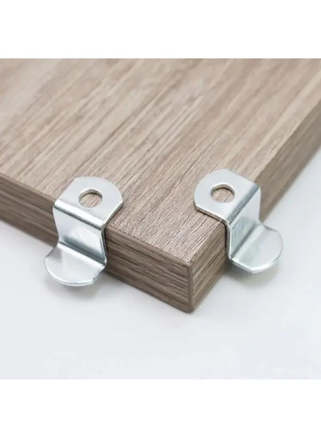 20 Pack Offset Picture Hanging Clips with Screws Metal Frame Clamps for Canvas Photo Frames - Image 3