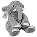OurHonor Elephant Weighted Stuffed Animals 5 lbs 16in Weighted Plush Elephant Stuffed Animal Plushies Gifts for Kids and AdultsGrey - Image 2
