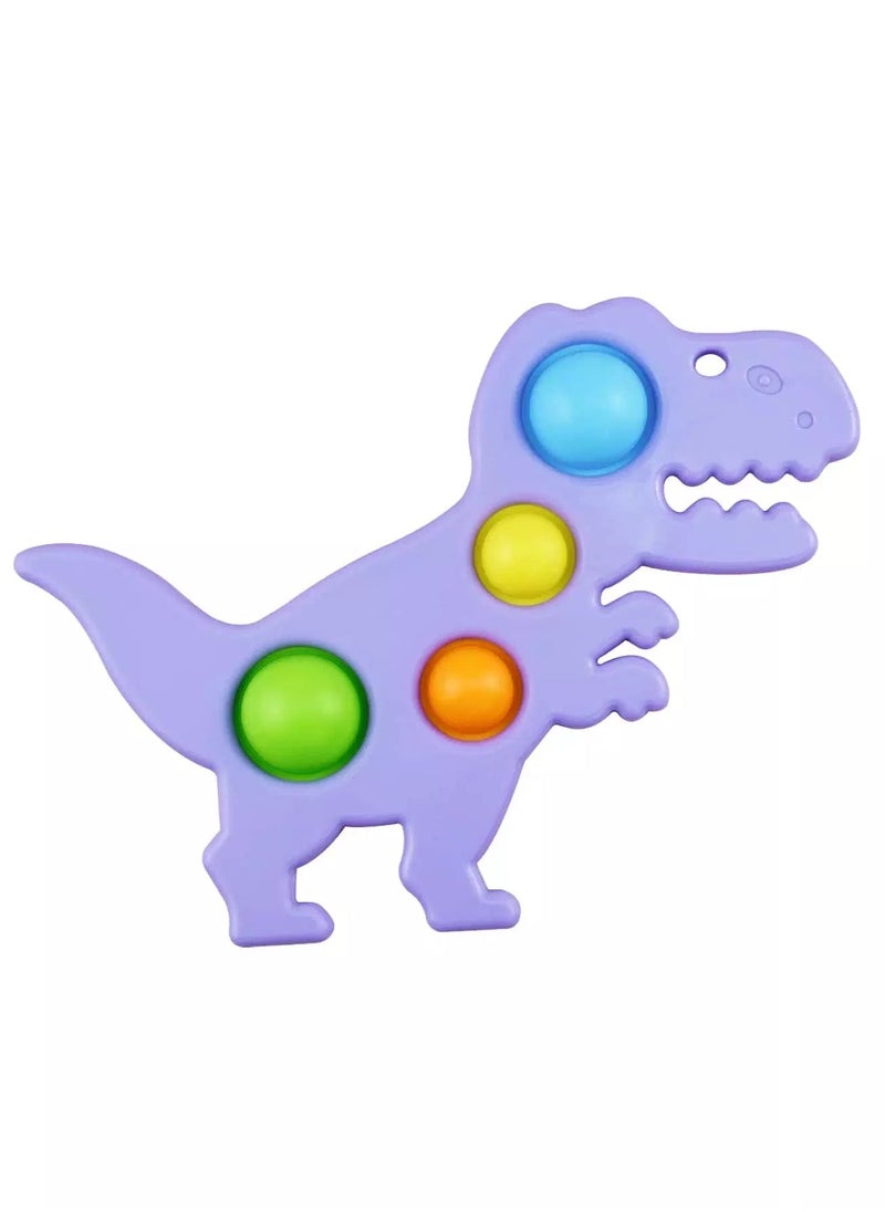 Generic - 1pc Dinosaur Shaped Random Color Simple Dimple Fidget Toy - Image 1