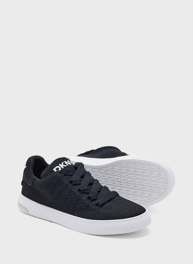 DKNY Abeni Knit Lace Up Sneakers
