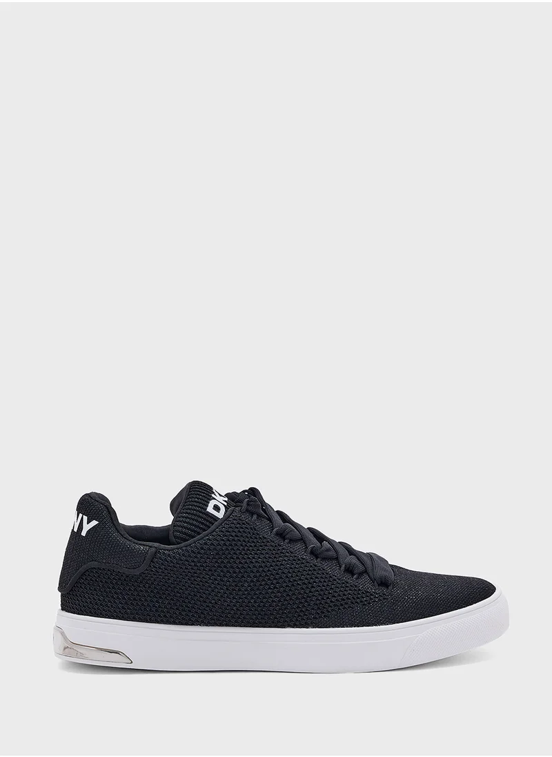 DKNY Abeni Knit Lace Up Sneakers