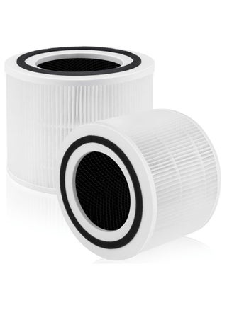 Core 300 Replacement Filter for LEVOIT Core 300 and Core 300s Air Purifier, 3-in-1 True HEPA Filter with Activated Carbon Pre-Filter, Compare to Part No. Core 300-RF, 2 Pack, White - pzsku/Z64882603203519862BE9Z/45/_/1703572799/c49f25ba-22d9-4015-9412-f631f517fbed