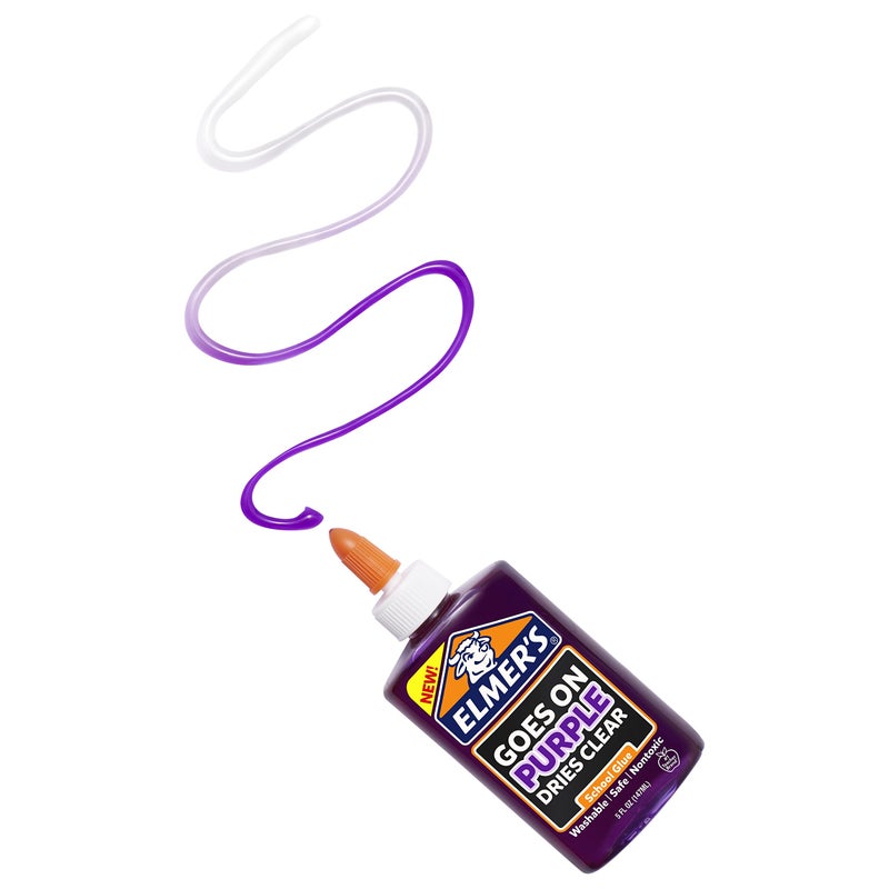 ELMER'S Elmerâ€™s Disappearing Purple Liquid School Glue, 3-Ounces, 1 Count - Image 3