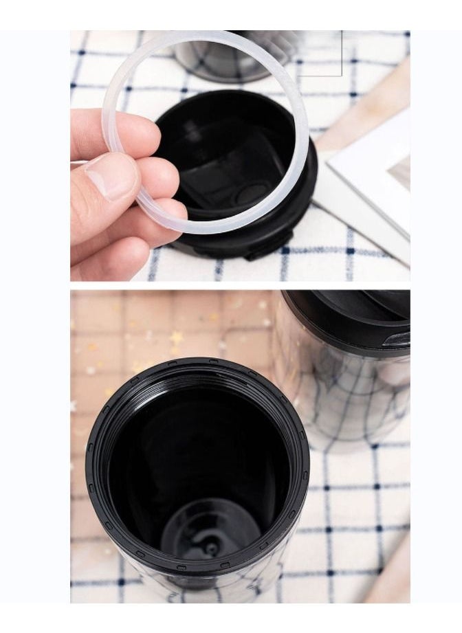 Generic - Game Minecraft Surrounding Straw Cup Double Plastic Portable Cup - Image 1